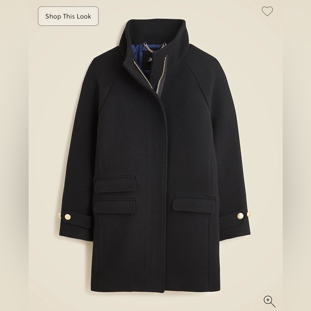 J. Crew Toscana coat in Italian stadium-cloth wool blend •size 8 •NWT • CE180